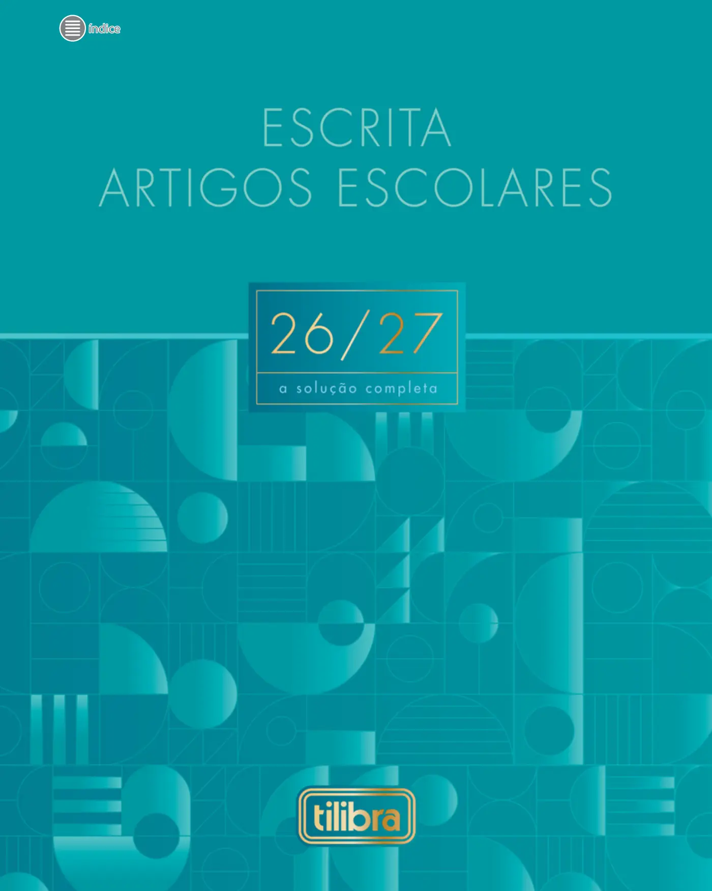 Capa do catálogo Tilibra Escrita e Artigos Escolares 2026/27